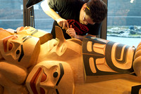 Tsimshian totem carving
